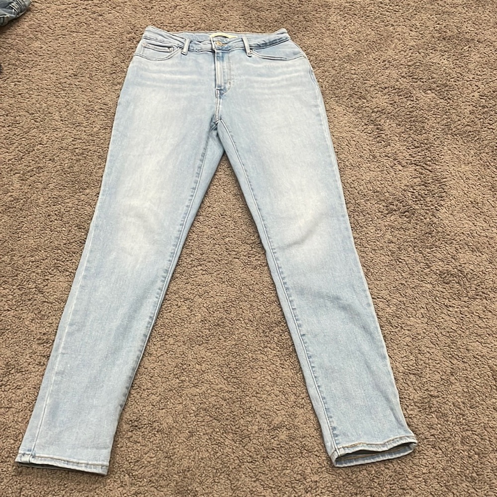 Levi’s Strauss high-rise skinny jeans.